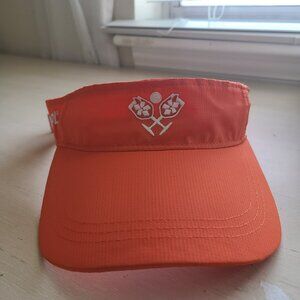 Aperol Unisex Visor Hat Orange Pickleball Paddle Embroidery Tenniscore Summer
